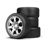 stack of car tires